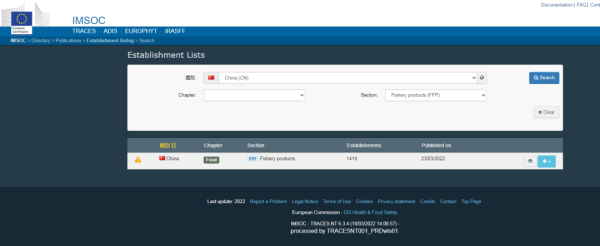 水产品出口欧盟必要什么资质？若何申请？