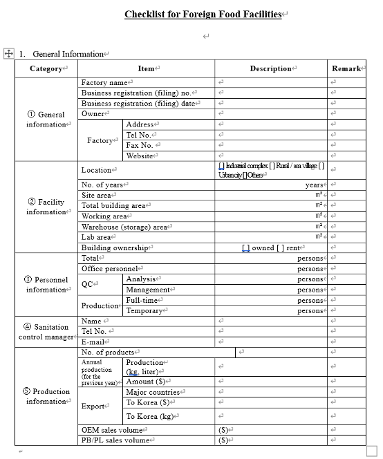 水产品出口韩国所需资质及要求