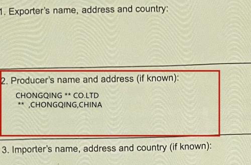 中澳原产地证书填造规范详解图